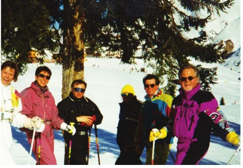 Skigruppe der Studiengruppe am Arlberg