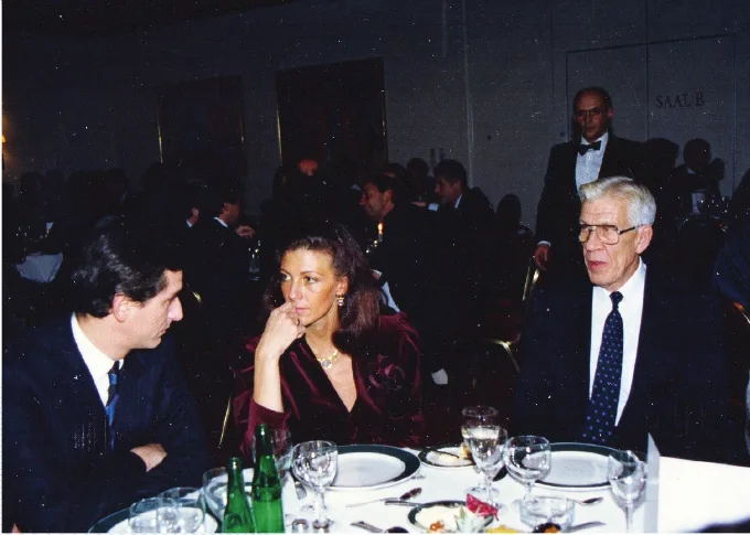 Prof. Carnevale und Prof. Nyman beim Festabend