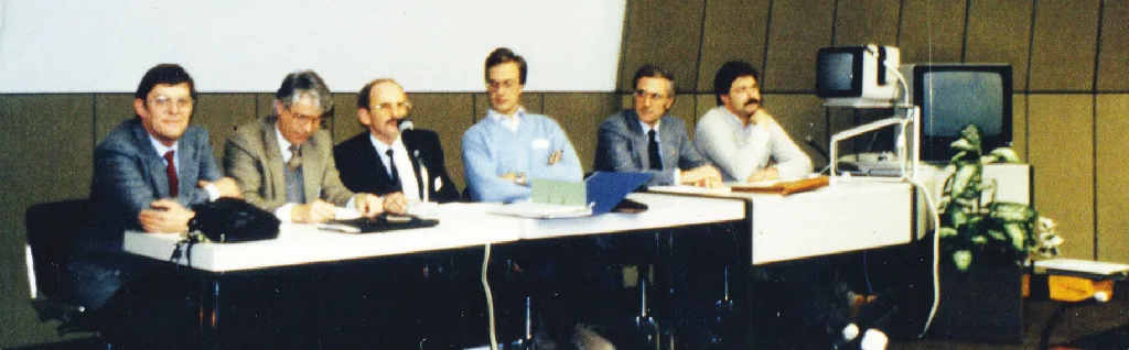Podium der Jahreshauptversammlung 1983